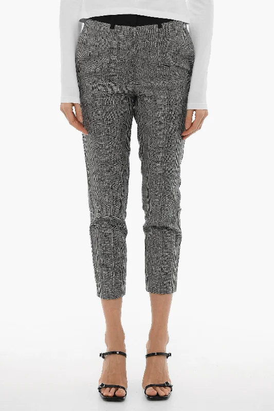 AllSaints Wool Blend Districk Check BEA Pants Tailored Clothing For Women