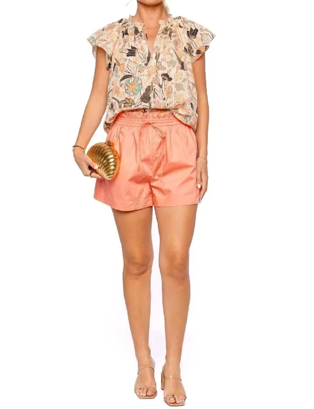 Devin Shorts In Peony Women's Seasonal Clothes