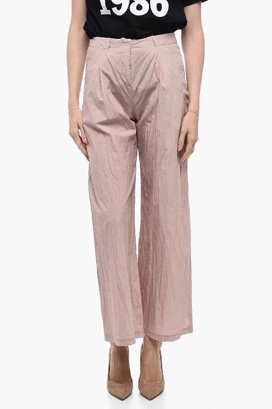 OUR LEGACY Single-pleated SERENE Cotton Blend Pants Women's Trendy Outfits