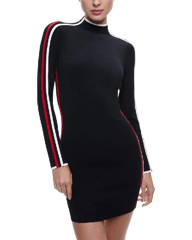 alice + olivia Toya Turtleneck Dress Women's Trendy Clothing