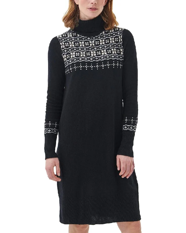 Barbour Wool-Blend Dress Plus Size Women Wear