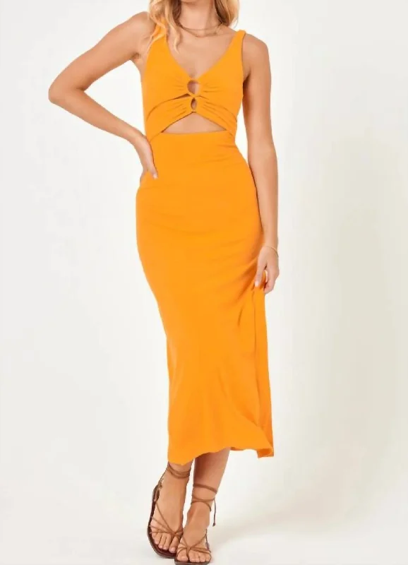 Camille Dress In Tamarind Clothes Woman