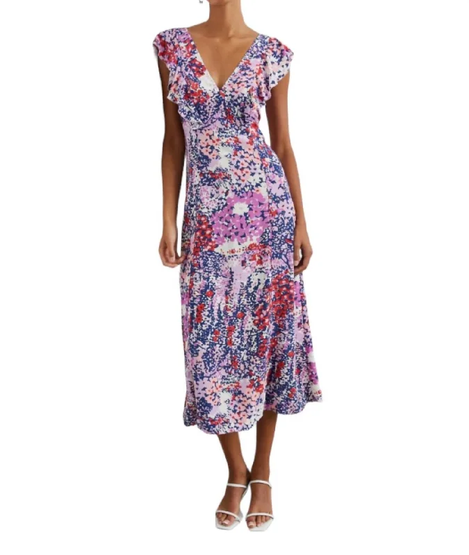 Constance Dress In Purple Gardenia Clothing For Women