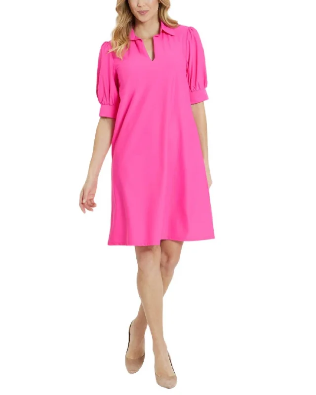 Emerson Dress In Spring Pink Trendy Casual Outfits