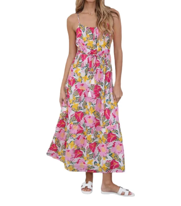 Tina Dress In Pink Multi Clothing For Women