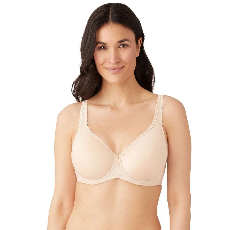 Basic Beauty Padded Wired Full Coverage Full Support Everyday Comfort Spacer Cup Bra-Beige Sustainable Women's Clothing