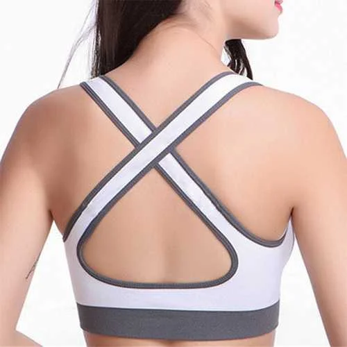 Stretch Anti-Bacterial Running Fitness Yoga Bra Sportswear Fashionable Women's Clothes