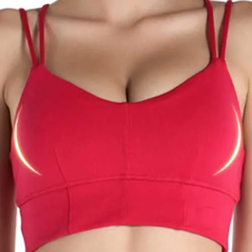 Comfort Wire Free Shakeproof Back Cross Sport Bra Women's Trendy Casual Clothes