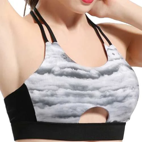 Women Cozy Full Cup Vest Breathable Halter Backless Shockproof Sports Wireless Yoga Bra Casual Clothing For Women