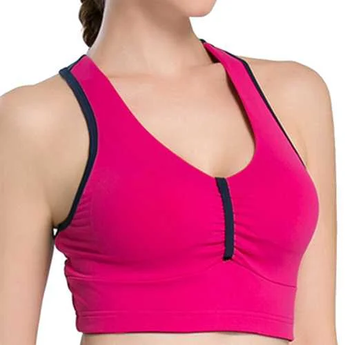 Cozy Criss-cross Professional Shakeproof Tops Wireless Breathable Sports Yoga Vest Bra Women's Active Clothing