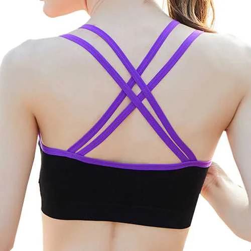 Cosy Breathable Bandeau Sports Yoga Bra Winter Wardrobe Clearance