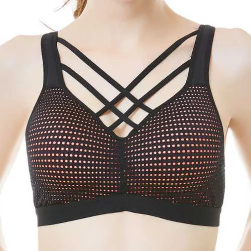 Criss Cross Strappy Back Wireless Sports Bra Best Boutiques Online