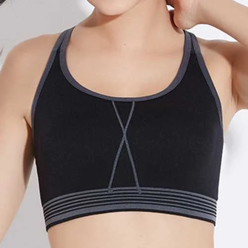 Full Coverage Shockproof Padded Wire Free Sports Bra Affordable Trendy Clothes For Women