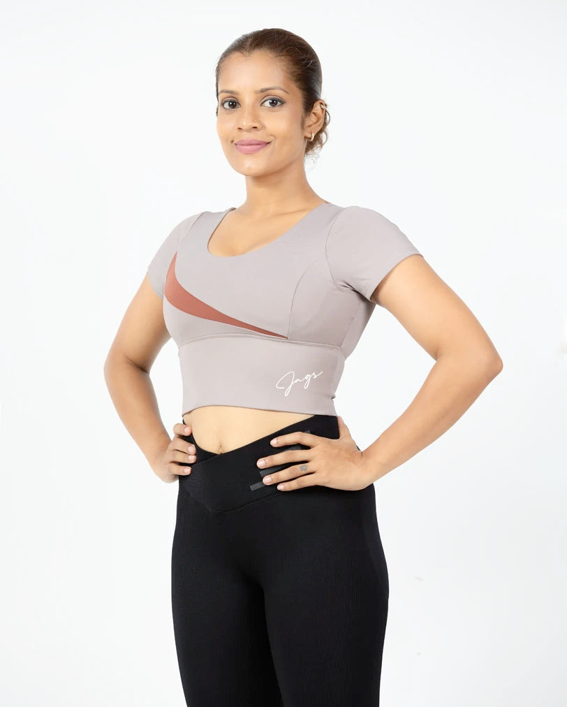 ChicFlex Diagonal Crop Style & Strength Unite Women Clothes