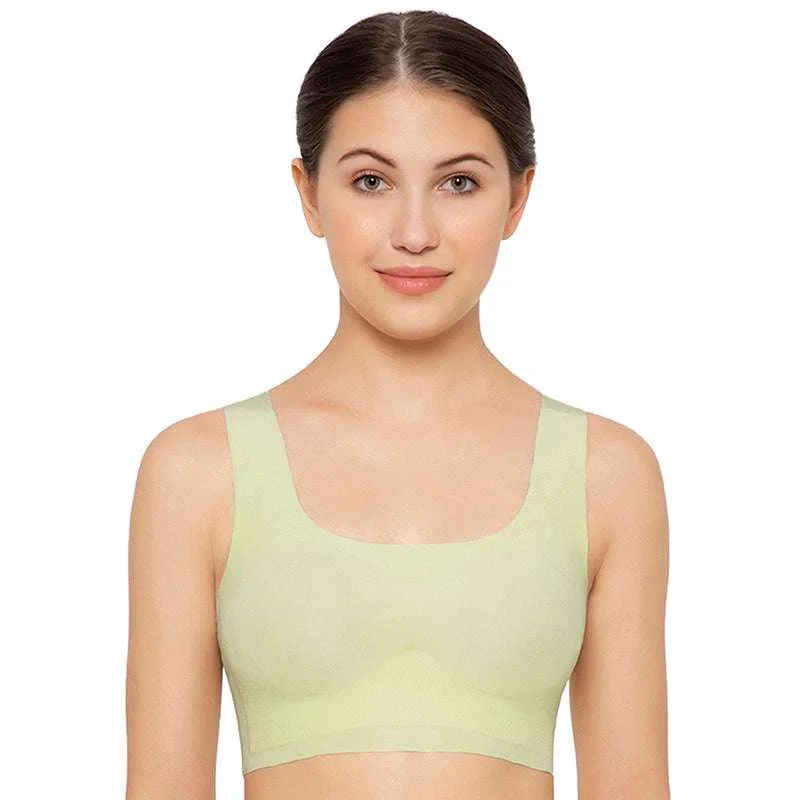 Gococi Padded Non-wired Full Cup Everyday Wear Full coverage T-Shirt Bra - Melon Fashionable Tops for Women