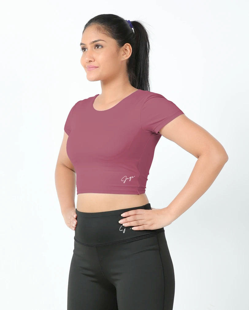 DareGlam Crossover Crop Top - Confidence in Style Sale For Women