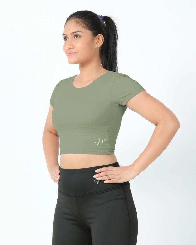 DareGlam Crossover Crop Top - Confidence in Style Trendy Online Boutiques